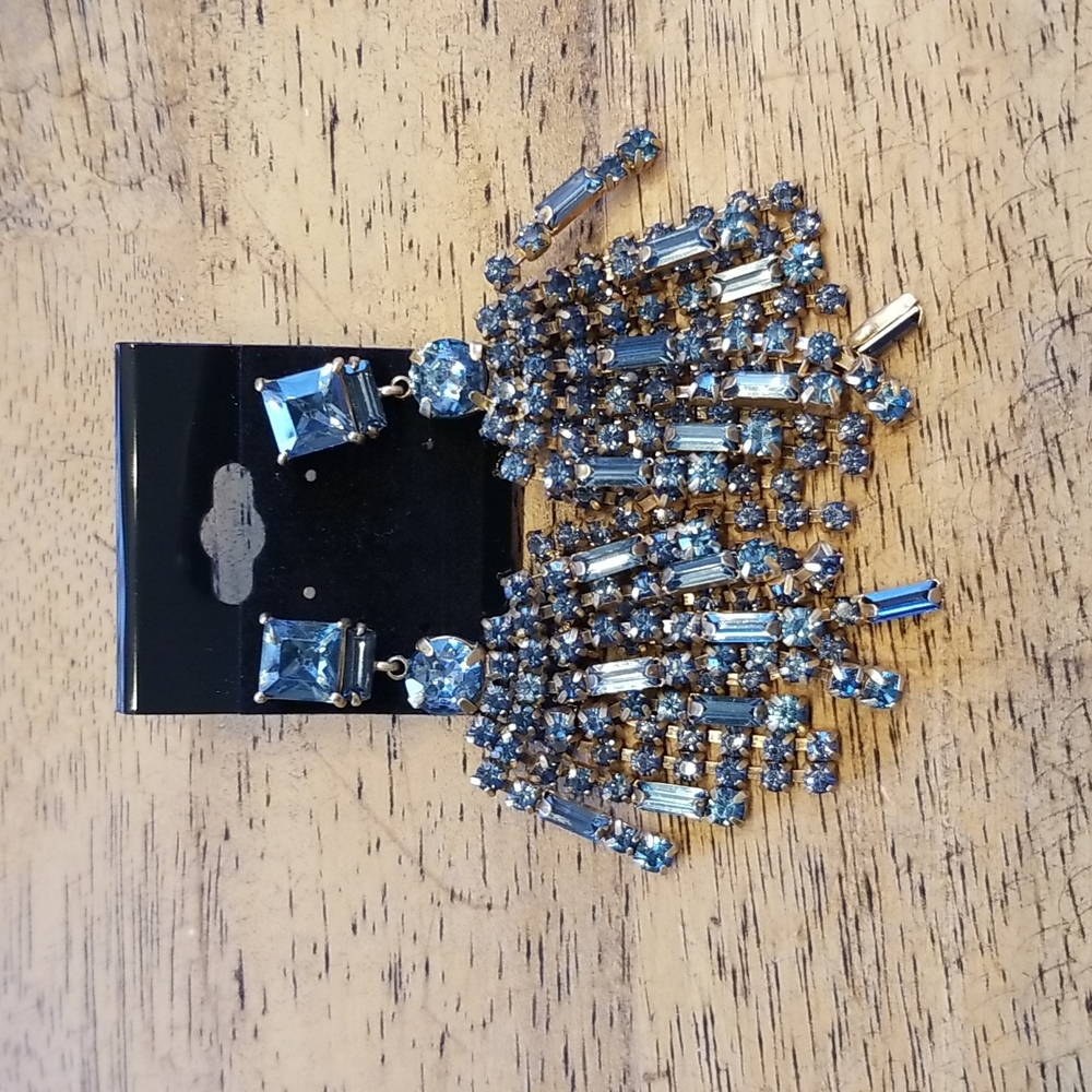 J. Crew Double Drop Crystal Earrings